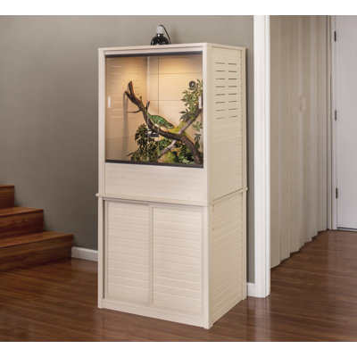 Achilles Vertical Chameleon Terrarium with Matching Stand