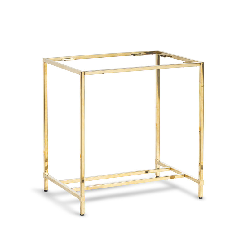 St. Tropez End Table, Mirrored Champagne