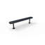 Banc revêtu de tissu, mauve, perforé, 6 pi, sans dossier, surface-935426371-1022800967