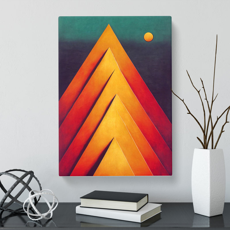 Jeromy Surreal Mountains - Wrapped Canvas, 50cm H x 35cm W x 3cm D