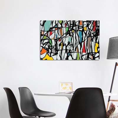 Pollock Wink III 1 Piece Wall Art on Canvas