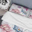 Fleurs de lotus mauves - ensemble de housse de couette floral - microfibre de polyester-1621196330