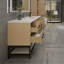 Meuble-lavabo mural avec lavabo et support en acrylique renforcé Victoria-98932834