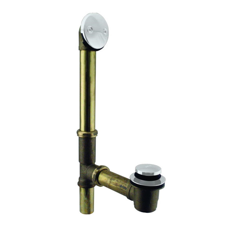 Drain de baignoire Tip Toe, Blanc thermolaqué