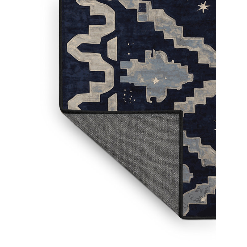 Tapis gris soyeux et moelleux, Carré 5 pi