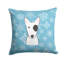  Coussin Snowflake Bull Terrier