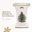 Spode Christmas Tree Square Vase - Festive Seasonal Home Decor
