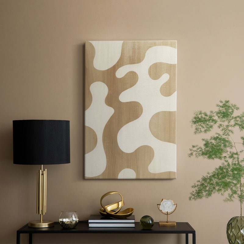 Sienna Ripples I -Gallery Wrapped Cavas