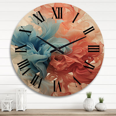 Angelicamarie Solid Wood Wall Clock