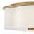 Delaney 2-Light Flush Mount Ceiling Light with Linen Shade-83713692
