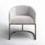 Wiley Fabric Upholstered Solid Back Arm Chair-2145430037