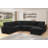 Oversized U-Shaped Sleeper Living Room Sectional Sofa Convertible Pull Out Sleeper Couch Bed, Modern U-Shaped Plush Corduroy Upholstered Sofa Couch W/Right Facing Chaise and Pillow-top Armrests-2147167722