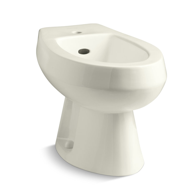 Amaretto® Horizontal Spray Bidet with Single Faucet Hole, Biscuit