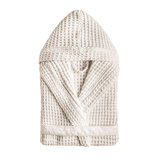 Aura 100% Cotton Waffle Gender Neutral Bathrobe with Hood