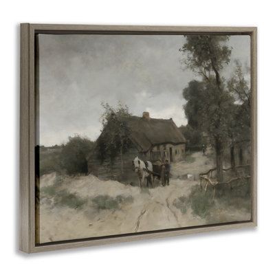 Vintage Farmhouse Rustic Cottage Floating Frame, design by Riley B
