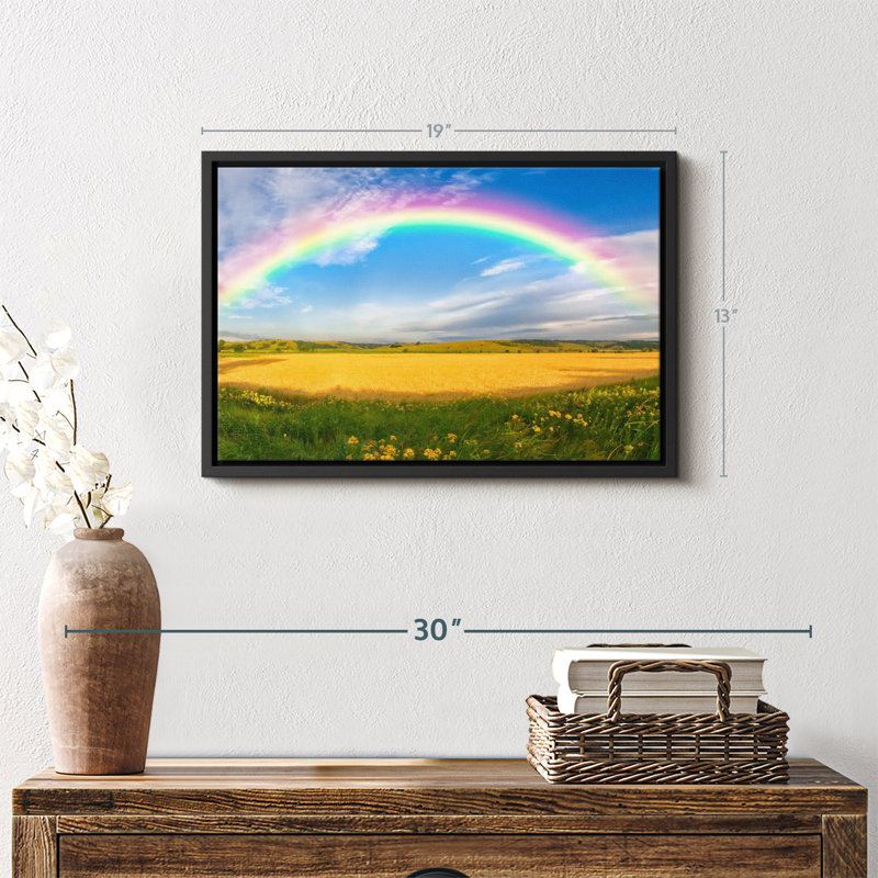 Impression sur toile Rainbow Bridge, H 13 po x l 19 po
