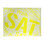 Tapis jaune barhood de à tissage plat rand cite city