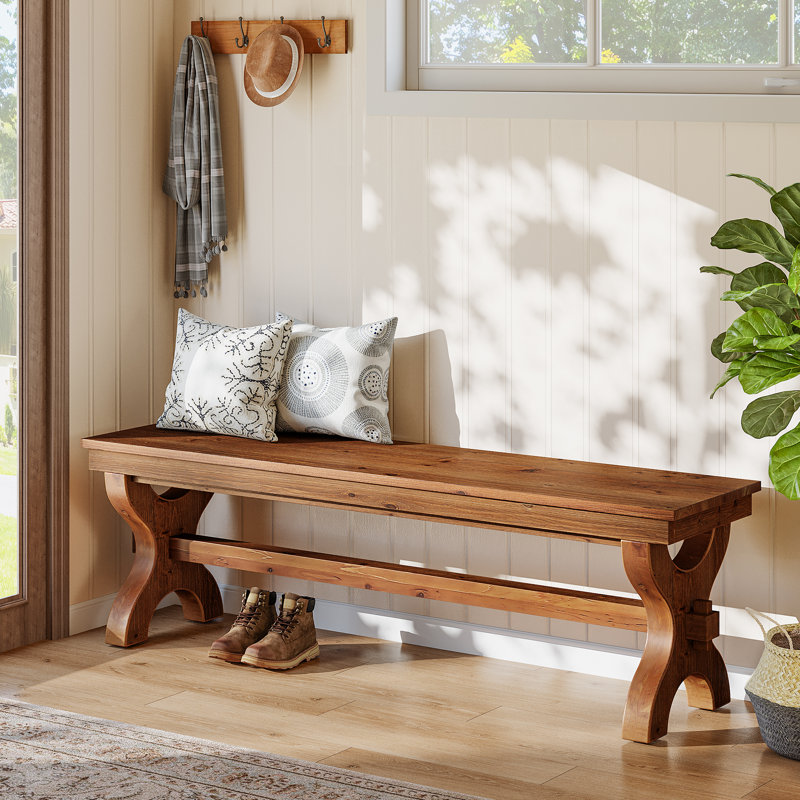 Solid Wood Bench