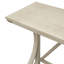 Ensemble de table de salle à manger à hauteur de comptoir 3 pièces avec port USB et tabourets rembourrés TopMAX Farmhouse, blanc laiteux-1664073466
