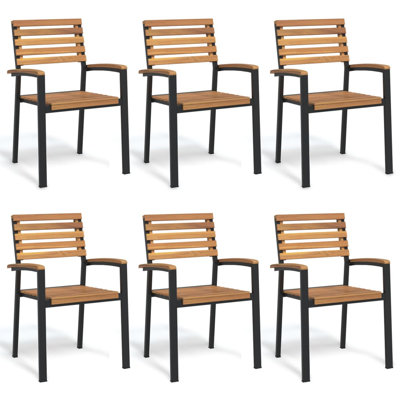 Demoreta Stacking Patio Dining Armchair