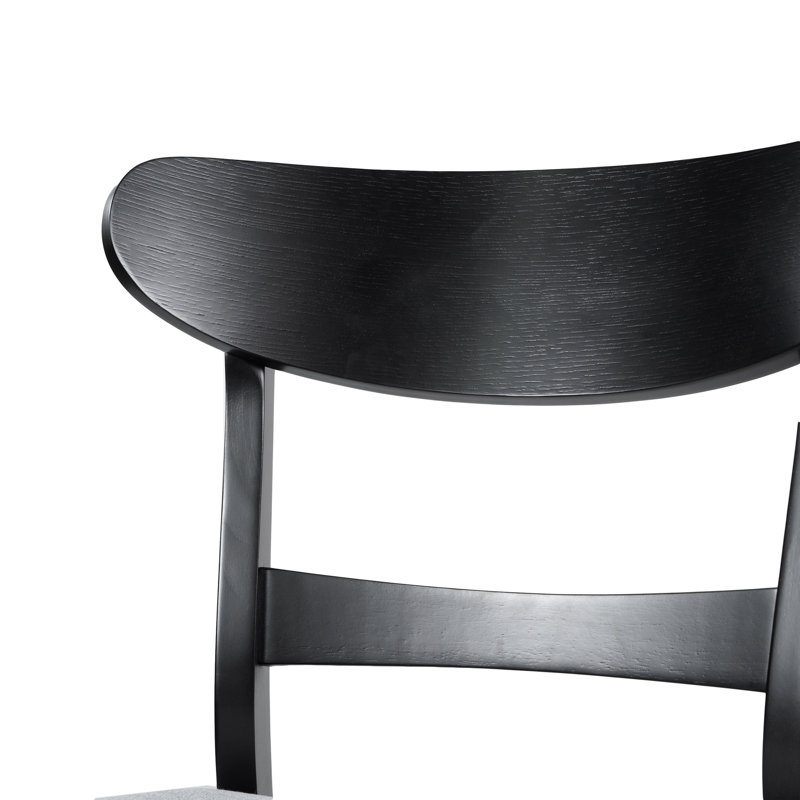 Dining Chair (Set Of 2), Gray, Black