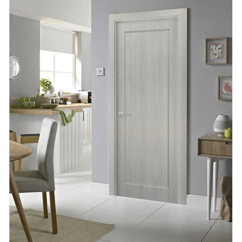 Porte pré-accrochée Pantry Kitchen Lite avec quincaillerie | Quadro 4111 | Garnitures à panneau simple | Portes de salle de bain robustes