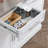 Rolling Kitchen Island With Storage, Portable Kitchen Cart With Stainless Steel Top, 2 Drawers, Spice, Knife And Towel Rack And Cabinets-831527901