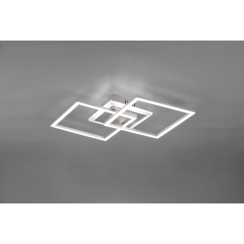 Novi 3-Light 57.5cm LED Integrated Flush Mount, Titanium
