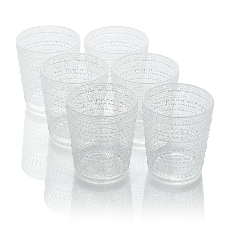 Ensemble de 6 verres à vin en acrylique 16 oz Santa Fe, Clair, 16 oz