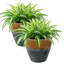 Jardinière extérieure ronde en céramique 11,75 po x 11,75 po x 9,5 po Chalet - bleu impérial-343455990-343419990