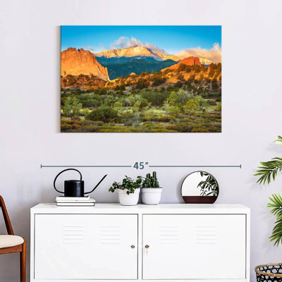 «Pikes Peak Mountainscape», reproduction sur toile