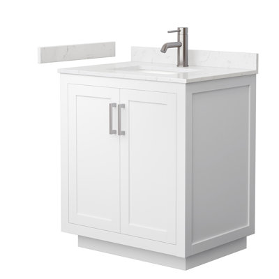 Miranda 30" Freestanding Single Bathroom Vanity with Cultured Marble Top