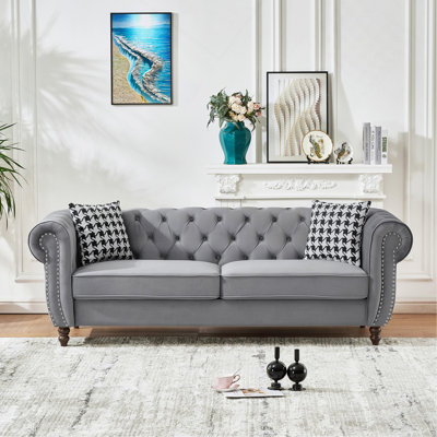 87 Canapé Chesterfield