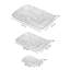 Bamboo 2 Sides Chopping Board Set