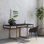 Desk, Shagreen Patterned Polyurethane with Solid Frame