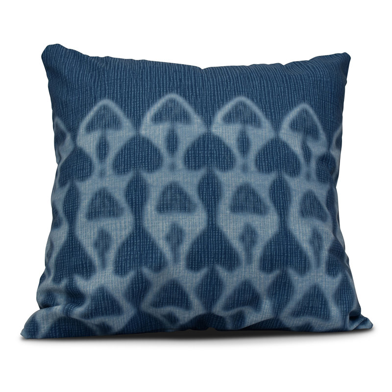 Housse et insert de coussin carré Intercoastal Waterway, H 16 po x l 16 po, Bleu