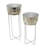 Cosmoliving by Cosmopolitan 2-Piece Iron Planter Set-64299583