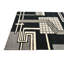 Tapis noir 5 x 8 Powley