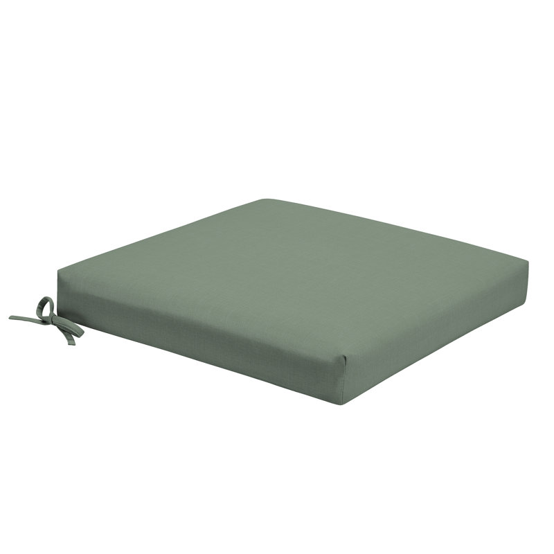 Coussin de siège d'extérieur en mousse ARDEN, 19 x 19, fabriqué avec ProFoam, Vert sauge