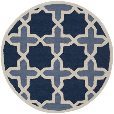 Igna Hand Tufted Wool Geometric Rug