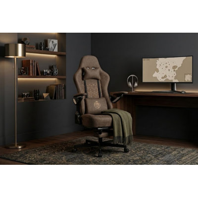 Ergonomic Faux Leather Swiveling PC & Racing Game Chair