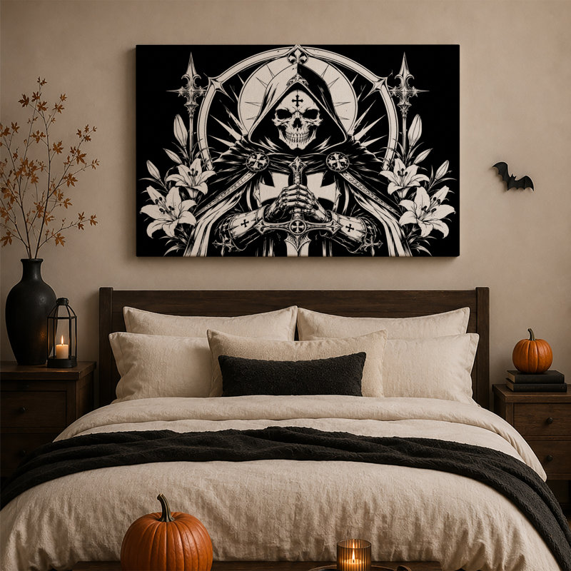 Art mural sur toile à capuchon, H 28 po x l 40 po