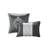 King Bedding - Silver/silver 2 Decorative Pillows 1 Bed Skirt Comforter Classic Elegant Design Machine Washable-116011238