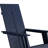 Balasi Modern Dual Slat Back Indoor/Outdoor Adirondack Style Chairs-1950716380
