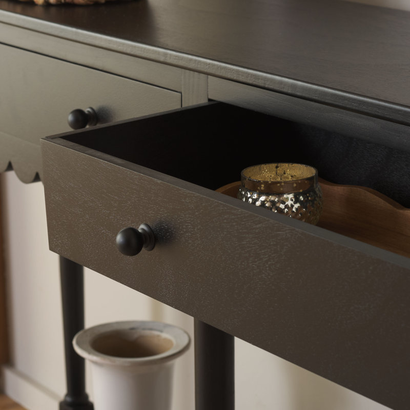 Haven 148.08cm Console Table, Matte Black