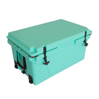 65QT Camping Ice Cooler Box Beer Box Outdoor Fishing Cooler - On