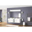 72 po L 48 po H Miroir de salle de bain - cadre en métal, non, rouille