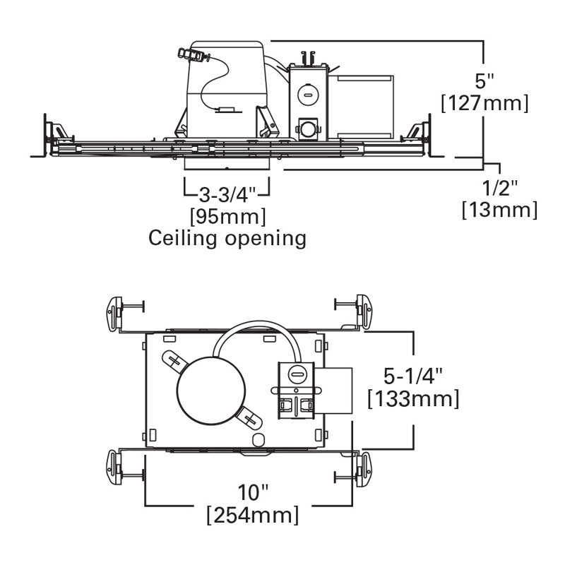 Boîtier encastré