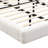 White  Boucle Floating Bed With Light,Queen-735747750