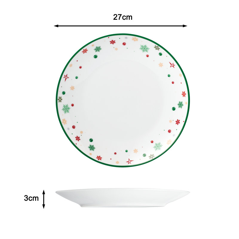 12pc Xmas Tree Dinner Set 